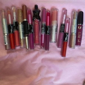 Lipgloss and lipstick bundle.